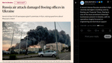 A recent intense Russian airstrike in Kyiv severely damaged a building used by Boeing, per Financial Times. Boeing 15-06-2025 most prominent American businesses