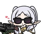FrierenCutePoseWithGun