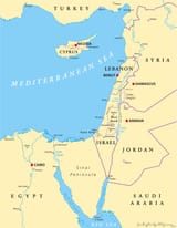 israel_eastern_mediterranean_political_map