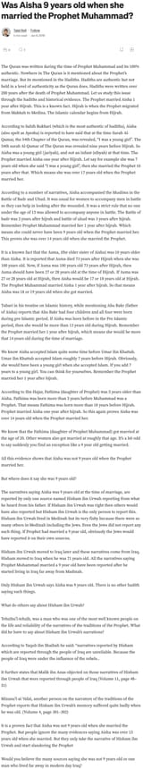 Screenshot 2025-04-08 at 11-26-30 Was Aisha 9 years old when she married the Prophet Muhammad by Talal Rafi Medium