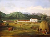 Ferdinand Deppe, The Mission of San Gabriel, Alta California in May 1832