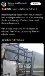 jews targeting decoys in iran
