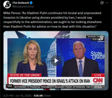 Mike Pence, &#039;As Vladimir Putin continues his brutal and unprovoked invasion in Ukraine using drones provided by Iran, I would say respectfully&#039; 16-06-2025 HD
