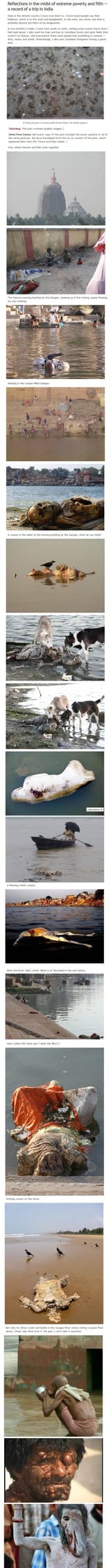 India extreme poverty and filth