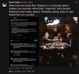 Ben Shapiro is a mossad agent - what meeting with Jordan Peterson was really about