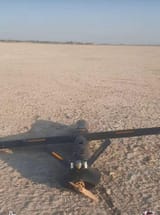 new iranian shahed 107, downed somewhere in the west bank