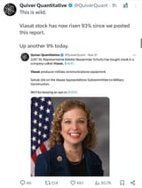 debbie wasserman schultz viasat stocks usa