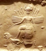 800px-Ishtar_on_an_Akkadian_seal