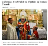 christmas in iran tehran