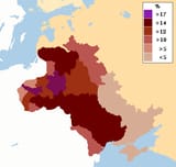 Map_showing_percentage_of_Jews_in_the_Pale_of_Settlement_and_Congress_Poland,_c._1905