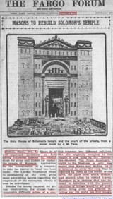 Globalism-The-Fargo-Forum-October-1909-scheme-of-the-Masons-to-rebuild-the-Temple-of-Solomon