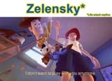 zelensky ukraine israel toy story woody