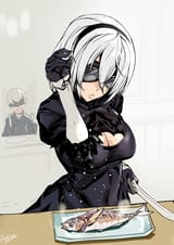 2b salting her fish