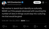 Jewish Faggot Will Chamberlain