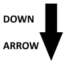 down arrow