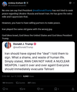 IT IS OVER FOR IRAN