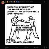 world is reflection of self