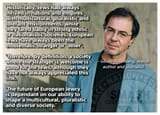 Goran Rosenberg, jew activist, race replacement immigration for White nations