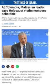 Holohoax numbers