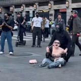 woman run over anti ice