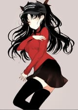 RinTohsakaBHLayingDown