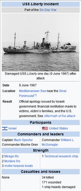 USS Liberty incident - Wikipedia