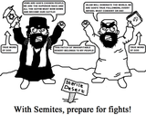 with semites prepare for fights