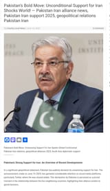 Pakistan&#039;s Bold Move Unconditional Support for Iran Shocks World! — Pakistan Iran alliance news Pakistan Iran support 2025 geopolitical relations Pakistan Iran - County Local News