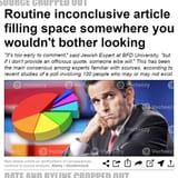 routine inconclusive article