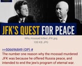 mossad killed JFK