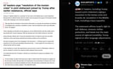 G7 leaders, including Trump, issued a joint statement urging a resolution to the Iranian crisis and broader de-escalation in the Middle East 17-06-2025 Gaza