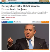 NetanyahuHitler