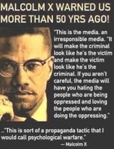 Malcom X - Media is manipulative