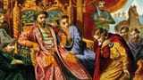russian nevsky begging mongols