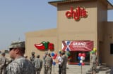 Opening of Chili&#039;s on Camp Arifjan, Kuwait, by Al Ghunaim Trading Co. and Gulf Civilization.
