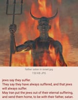 jew&#039;s father satan 