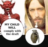 Draft Frag Meme Jesus Satan Devil