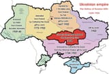 ukranian empire history-Map-Annexations-Soviet-Tsars-Ukraine-1654-Borders-Stolen-Lands