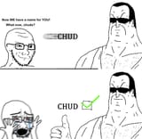 when the meme lands with a chud