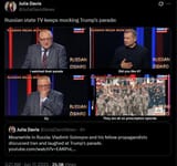 Russian state TV keeps mocking Trump&#039;s parade 17-06-2025 Vladimir Solovyov and his fellow propagandists discussed Iran and laughed at Trump&#039;s parade