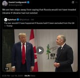 We are two steps away from saying that Russia would not have invaded Ukraine if Ukraine had not existed 17-06-2025, the G8 — Trump HD