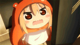 Umaru terrified