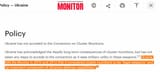 ukraine on cluster munitions
