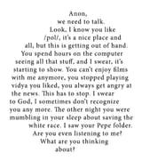girlfriend pleas to pol