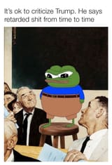 its ok to criticize trump
