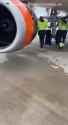 Russian Telegram channels report that a Russian Superjet-100 aircraft operated by Azimuth Airlines lost the right engine’s cowling during takeoff 16-06-2025 Vnukovo Airport HD_thumb.jpg