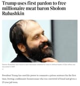 trumps pardons jew criminal slaver