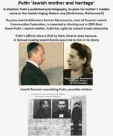 Putin Jewish mom n heritage