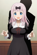 1girl, 1boy official art, kaguya-sama wa kokurasetai ~tensai-tachi no renai zuno s-1590800822