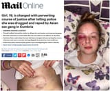 uk british police real rape victim charged